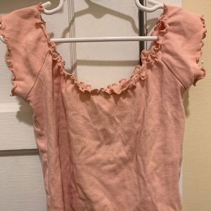 Pink UO crop top